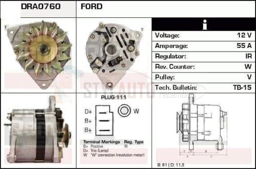 Alternador Ford, 0120489048, 0120489074, 0120489090, 82FB-10300-EA, CA305IR, 0120489099