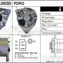 Alternador Ford, 0120489244, 0120489245, 84AB-10300-AA, CA293IR