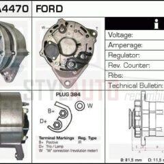 Alternador Ford, 0120489346, 24206, 86AB-10300NB- CA325IR