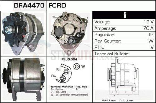 Alternador Ford, 0120489346, 24206, 86AB-10300NB- CA325IR