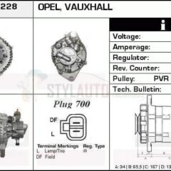 Alternador Opel ASTRA H 1.7 CDTI LR1100-508 JA1899IR