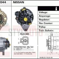 Alternador Nissan, 23100-05E06, JA765IR, LR160-414, LR160-421, LR160-428