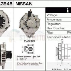 Alternador Nissan, Renault, 23100-AU400, LR1110-713