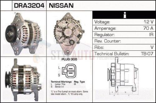 Alternador Nissan, 23100-12G02, 23100-88G00, JA1122IR, LR170-734, LR170-739
