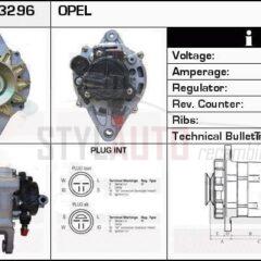 Alternador Opel, 1204144, 897041-7900, JA863IR, LR170-420, LR170-427