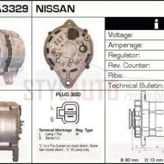 Alternador Nissan, 23100-17C00, 23100-17C00-EP, LR170-22