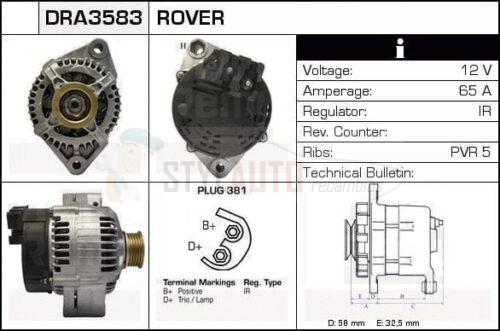 Alternador Rover, 0986044621, 63321238, 63341238, CA1318IR, YLE101520