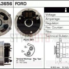 Alternador Ford, 63321345, 63341345, 95VB-10300-BB, CA1230IR, MAN828