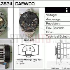 Alternador Daewoo, Chevrolet, 219170, 96314258, 96380673, AB165104