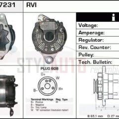 Alternador Renault, 5010306537, A2TA8191