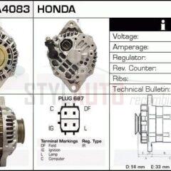 Alternador Honda, 31100-P2A-A02, 31100-P2E-A01, A5TA0991, A5TA0992, JA1514IR