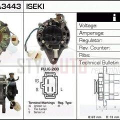 Alternador Iseki, Mitsubishi, A1T22074