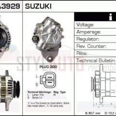 Alternador Suzuki, 31400-77E90, A2T82378