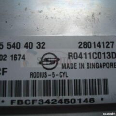 centralita de motor ssanyong rodius FBCF R0411C013D A6655404032 A665 540 40 32 28014127