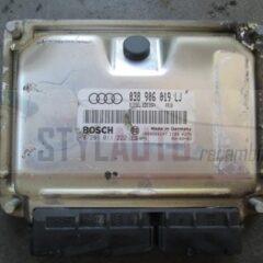 CENTRALITA DE MOTOR AUDI A4 1.9 TDI 038906019LJ, 038 906 019 LJ, BOSCH 0 281 011 222, 0281011222, DIESEL EDC15P+ 5934