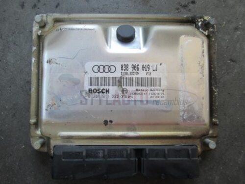 CENTRALITA DE MOTOR AUDI A4 1.9 TDI 038906019LJ, 038 906 019 LJ, BOSCH 0 281 011 222, 0281011222, DIESEL EDC15P+ 5934