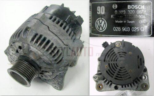 Alternador vw Polo 1.9D 028903025Q 028 903 025 q 0123320007 90A