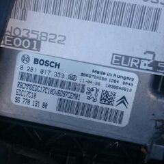 CENTRALITA PEUGEOT 207 206 + 0281017333 0 281 017 333 EDC17 C10