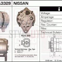 ALTERNADOR NISSAN KING VAN / NISSAN PICKUP 720 D / NISSAN VANETTE 23100-17C00 / 23100-17C00-EP / LR170-22