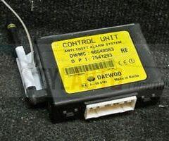 Control de la unidad de alarma inmovilizador módulo / Chevrolet Kalos Daewoo 96540563 7541293