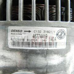 Alternador fiat stilo 2.4 20v de 2003 r 46774419