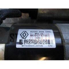 MOTOR ARRANQUE RENAULT MEGANE II 1.5DCI (07) 8200306595 / M000T87881