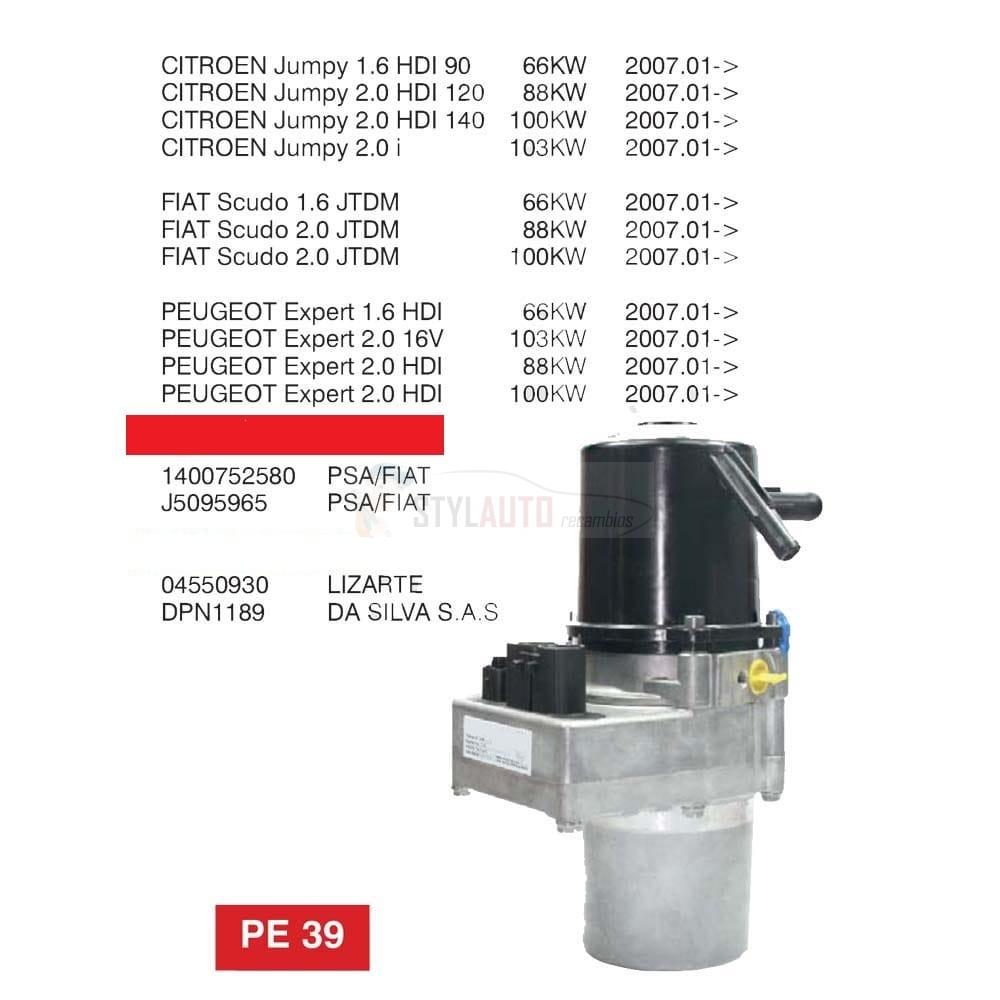 BOMBA DIRECCION ELECTRICA RECONSTRUIDA PEUGEOT EXPERT