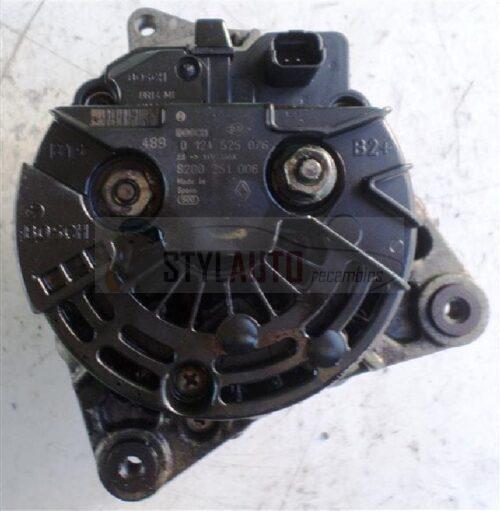 ALTERNADOR RENAULT LAGUNA II 1.9DCI (05) 0124525076 / 8200251006