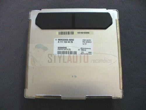 centralita mercedes Mercedes W203 C180 1.8 ECU A 111 153 34 79 5WK9 0419 A1111533479 5WK90419