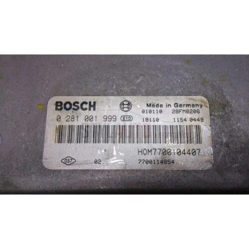 CENTRALITA DE MOTOR, RENAULT ESPACE, 0 281 001 999, 0281001999, 28SA5315, EDC 15C3-4.1, HOM7700104407, 8200095448