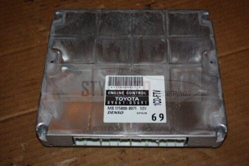 centralita de motor toyota avensis 89661-05691 8966105691 MB175800 ...