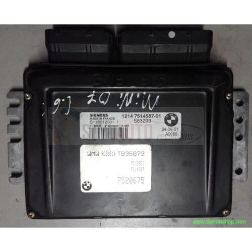 CENTRALITA DE MOTOR MINI ONE COOPER SIEMENS S118012001 I, S118012001I, 1214 7514587-01, 1214751458701