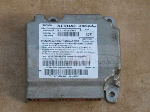 centralita Airbag Fiat 500 51782985 Siemens VDO 5WK43908