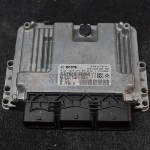 CENTRALITA DE MOTOR CITROEN PEUGEOT 1.6 HDI BOSCH 0 281 030 546, 0281030546, 98 078 859 80, 9807885980, 9666729580