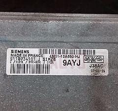 CENTRALITA DE MOTOR FORD FIESTA 1.6 SIEMENS S118934101 J, S118934101J, FoMoCo 4M51-12A650-HJ, 4M5112A650HJ, 9AYJ, SIM2