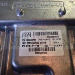 centralita de motor CITROEN PEUGEOT 2.0 HDI DELPHI R0414C004B, 28210851, HW 9666098180, DCM3.5