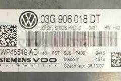 CENTRALITA DE MOTOR AUDI 2.0 TDI SIEMENS VDO 5WP45519 AD, 5WP45519AD, 03G 906 018 DT, 03G906018DT, PPD1.2