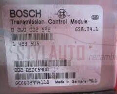 CENTRALITA DE CAJA DE CAMBIOS AUTOMATICA: MARCA: BOSCH FAMILIA: GS8.34.1 / GS 8.34.1. MODELO: 0260002592 / 0 260 002 592