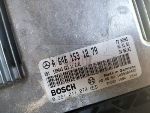 Centralita Motor Mercedes 0281011070 0 281 011 070 A6461531279