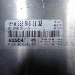 Centralita motor bosch mercedes-benz e270 bosch 0 281 010 043 / 0281010043 / a 022 545 81 32 / a0225458132