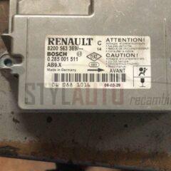 centralita de airbags renault clio 3 0285001511 /8200563369