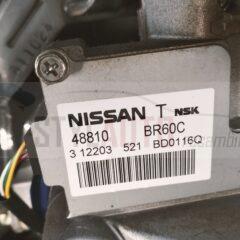 columna de direccion electrica nissan qashqai 48810br60c  48810 br60c