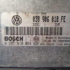 CENTRALITA DE MOTOR VW VOLKSWAGEN PASSAT 1.9 TDI 038906018FE, 038 906 018 FE, BOSCH 0 281 010 064, 0281010064