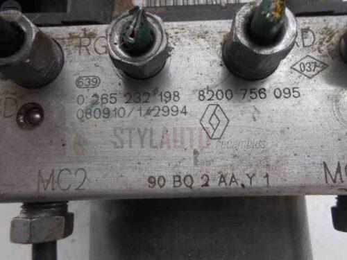 bomba de abs dacia sandero 0265232198 820076095