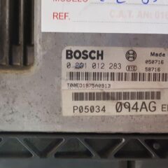 centralita de motor CHRYSLER PT CRUISER 2.2 CRD BOSCH 0 281 012 283, 0281012283, P05034094AG