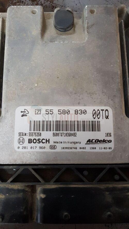 CENTRALITA DE MOTOR OPEL CORSA D 1.3 CDTI 55580830 0281017960