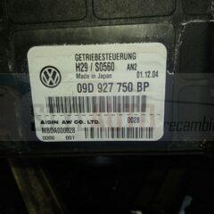 Centralita cambio volkswagen touareg. 09d 927 750 bp / 09d 927 750 bp / 09d927750bp