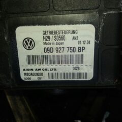 Centralita cambio volkswagen touareg. 09d 927 750 bp / 09d 927 750 bp / 09d927750bp
