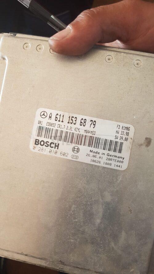 CENTRALITA DE MOTOR MERCEDES VITO 2.2 220 CDI BOSCH 0281010602, 0 281 010 602, A6111536879, A 611 153 68 79, 6111536879
