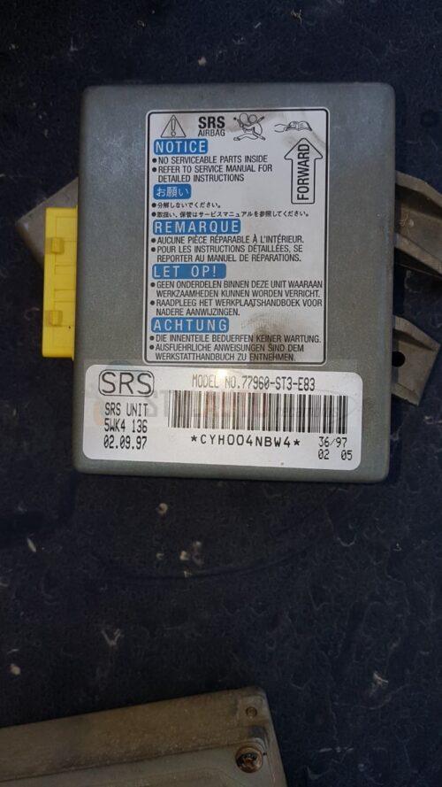 centralita de airbags honda civic Honda civic srs 77960-st3-e83 77960ST3E83 Siemens 5wk4136 5wk4 13